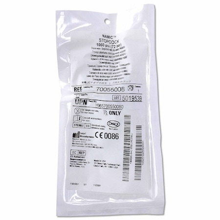 Oasis Three-Way Stopcock With Male Luer lock Adapter, Sterile 3WSTOP